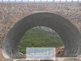 15.3米拱形拼装管
